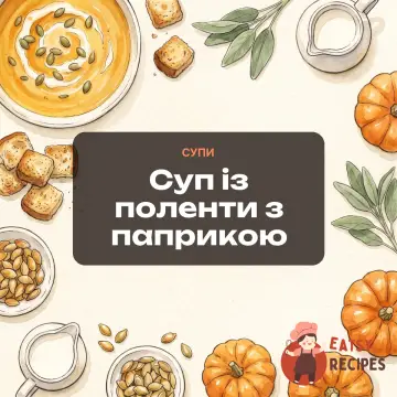 Суп із поленти з паприкою