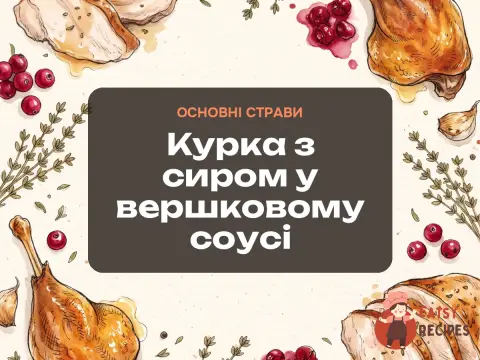 Курка з сиром у вершковому соусі