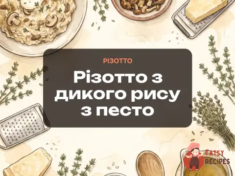 Різотто з дикого рису з песто