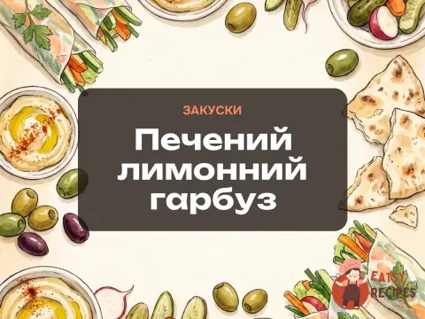 Печений лимонний гарбуз