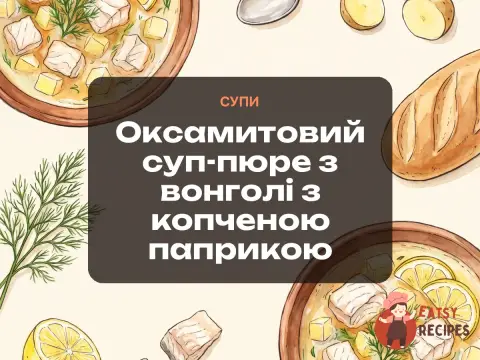 Оксамитовий суп-пюре з вонголі з копченою паприкою