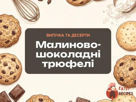 Малиново-шоколадні трюфелі