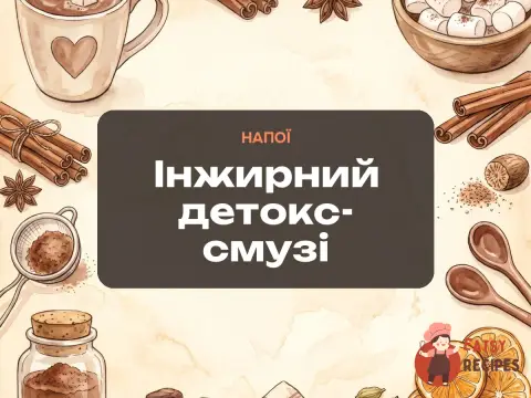 Інжирний детокс-смузі