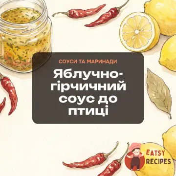 Яблучно-гірчичний соус до птиці
