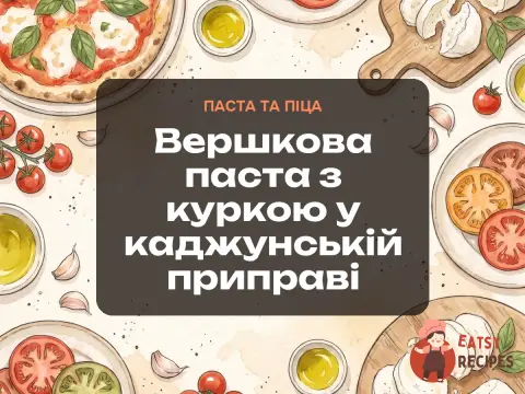 Вершкова паста з куркою у каджунській приправі