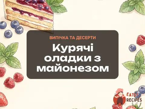 Курячі оладки з майонезом
