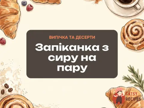 Запіканка з сиру на пару