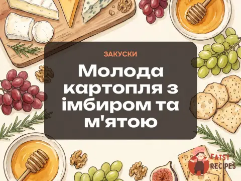Молода картопля з імбиром та м'ятою
