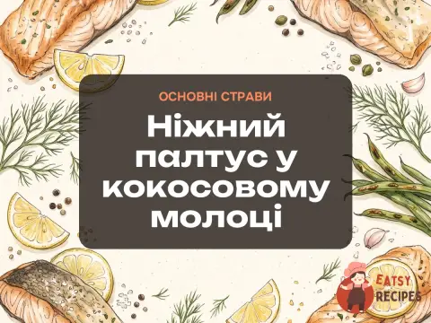 Ніжний палтус у кокосовому молоці