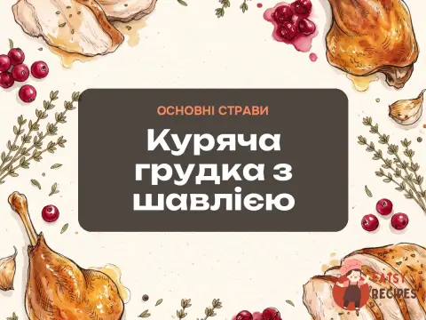 Куряча грудка з шавлією