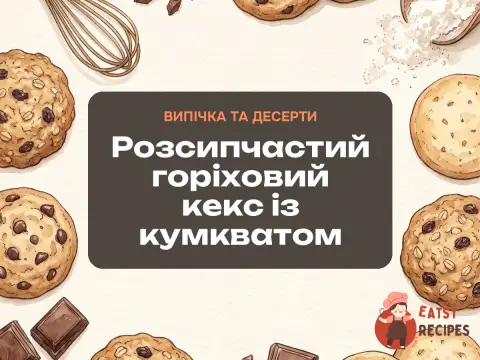 Розсипчастий горіховий кекс із кумкватом
