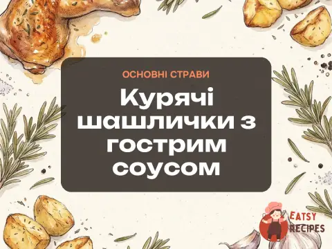 Курячі шашлички з гострим соусом