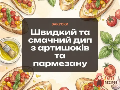 Швидкий та смачний дип з артишоків та пармезану