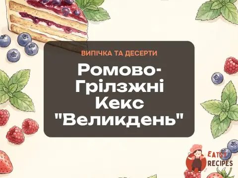 Ромово-Грілзжні Кекс "Великдень"
