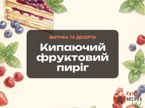 Кипаючий фруктовий пиріг