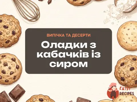 Оладки з кабачків із сиром