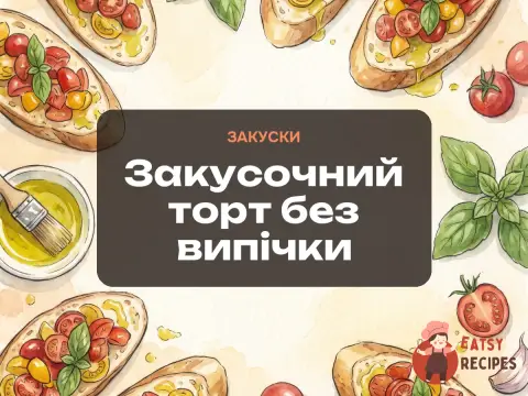 Закусочний торт без випічки