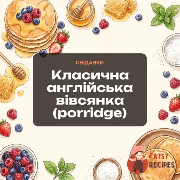 Класична англійська вівсянка (porridge)