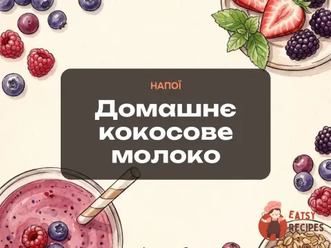 Домашнє кокосове молоко