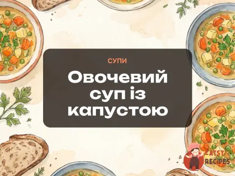 Овочевий суп із капустою