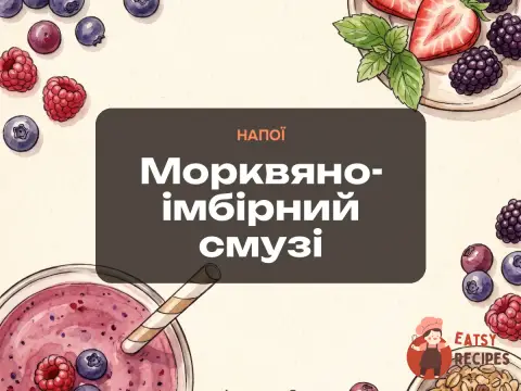 Морквяно-імбірний смузі