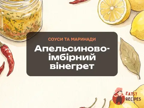 Апельсиново-імбірний вінегрет