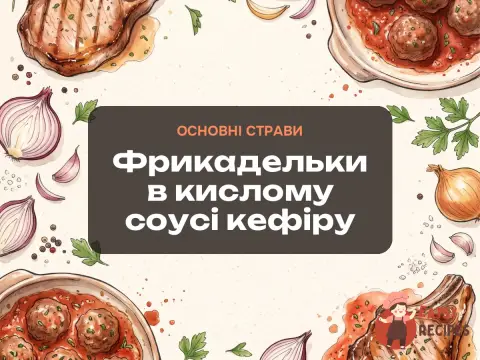 Фрикадельки в кислому соусі кефіру