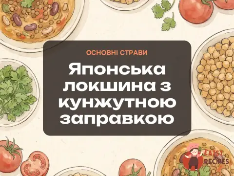 Японська локшина з кунжутною заправкою