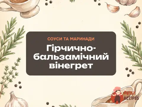 Гірчично-бальзамічний вінегрет