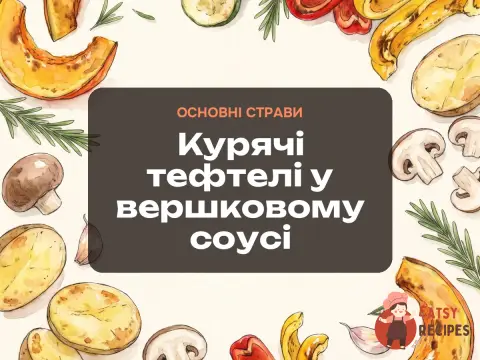 Курячі тефтелі у вершковому соусі