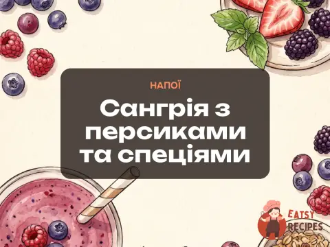 Сангрія з персиками та спеціями