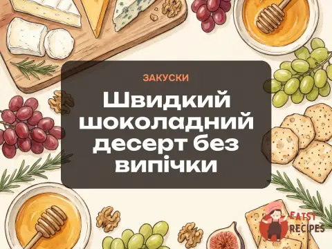 Швидкий шоколадний десерт без випічки