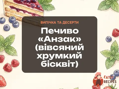 Печиво «Анзак» (вівсяний хрумкий бісквіт)