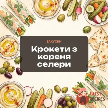 Крокети з кореня селери