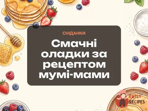 Смачні оладки за рецептом мумі-мами