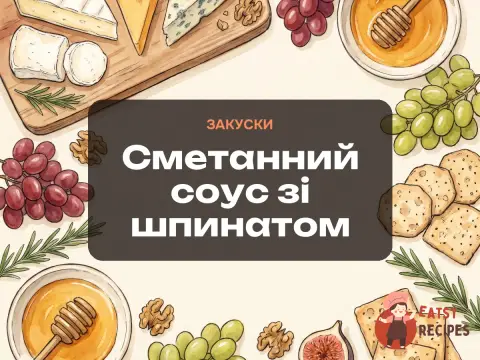 Сметанний соус зі шпинатом