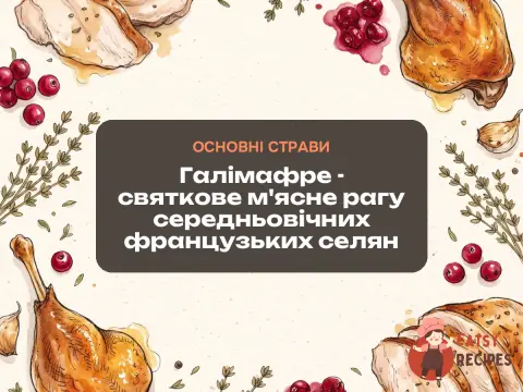 Галімафре - святкове м'ясне рагу середньовічних французьких селян