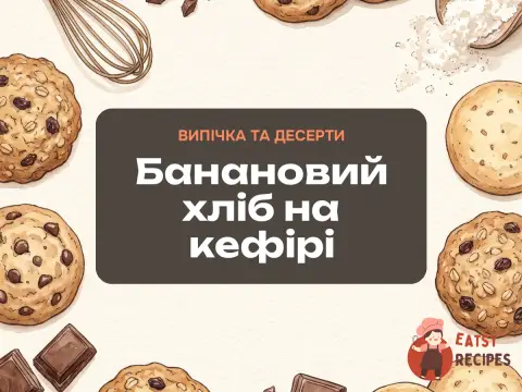 Банановий хліб на кефірі