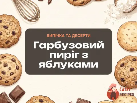 Гарбузовий пиріг з яблуками