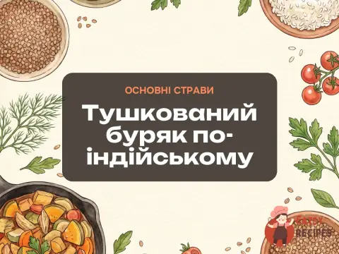 Тушкований буряк по-індійському