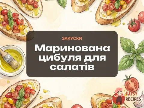Маринована цибуля для салатів