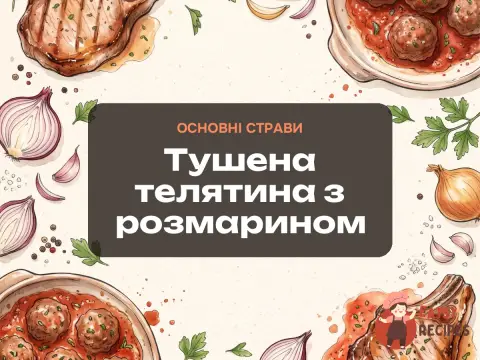 Тушена телятина з розмарином