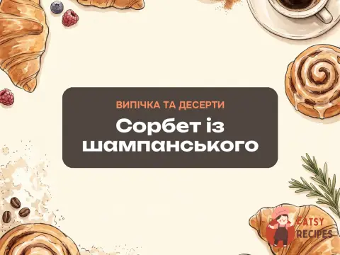 Сорбет із шампанського