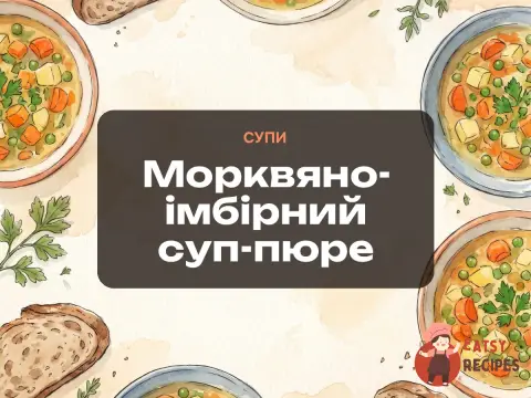 Морквяно-імбірний суп-пюре