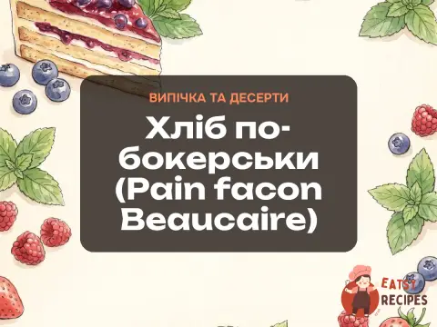 Хліб по-бокерськи (Pain facon Beaucaire)