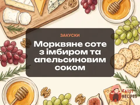 Морквяне соте з імбиром та апельсиновим соком
