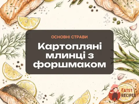 Картопляні млинці з форшмаком