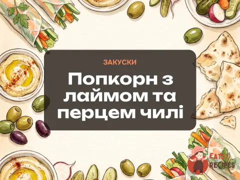 Попкорн з лаймом та перцем чилі