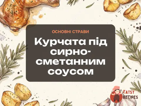 Курчата під сирно-сметанним соусом