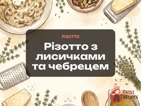 Різотто з лисичками та чебрецем